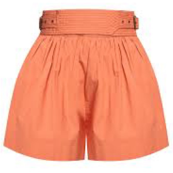 Ulla Johnson Adeline Buckle Cotton Poplin shorts - Picture 2 of 4